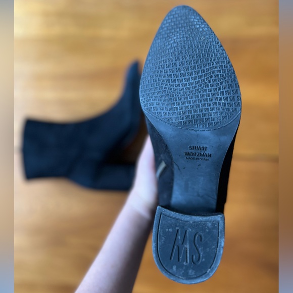 Stuart Weitzman Black Suede Booties - Picture 4 of 4
